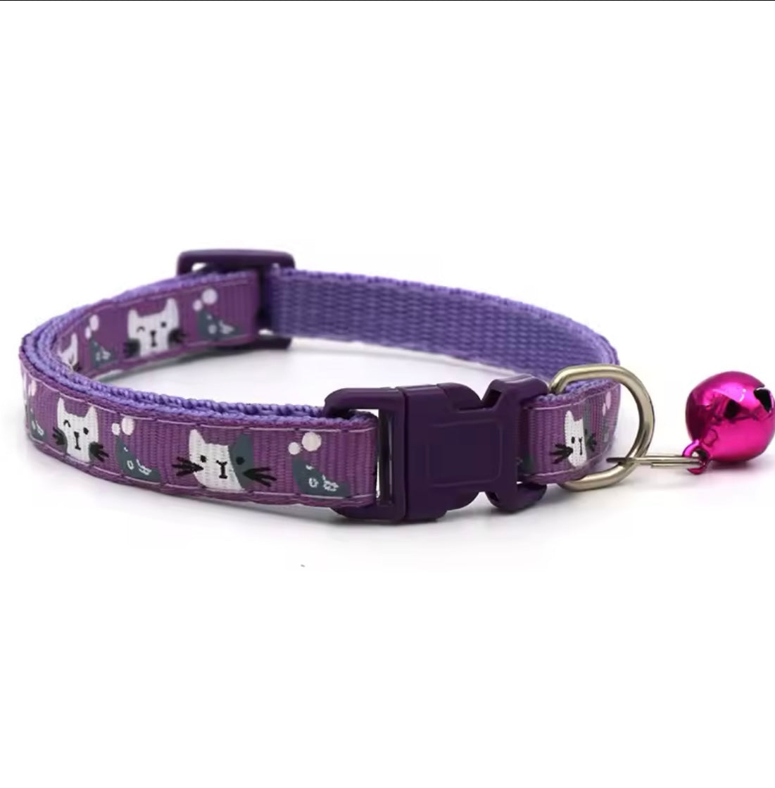 Pet Accessories Dog Cat Collar Bell Colorful Adjustable Pattern Collars For Puppy Kitten DIY Small Animal